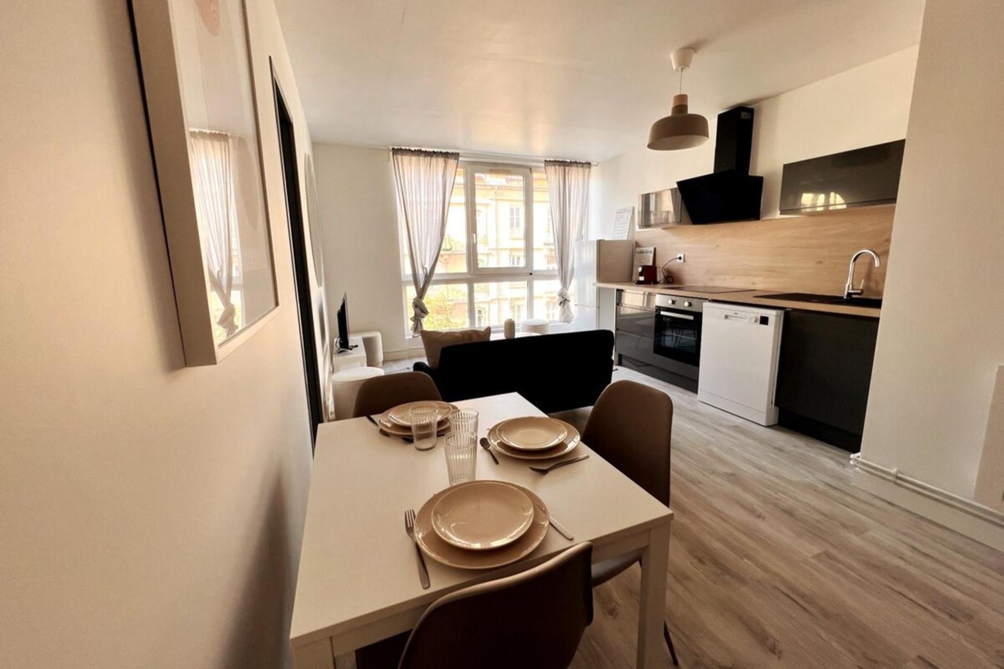 Nancy Centre Gare Appartement Renove 3 Chambres מראה חיצוני תמונה